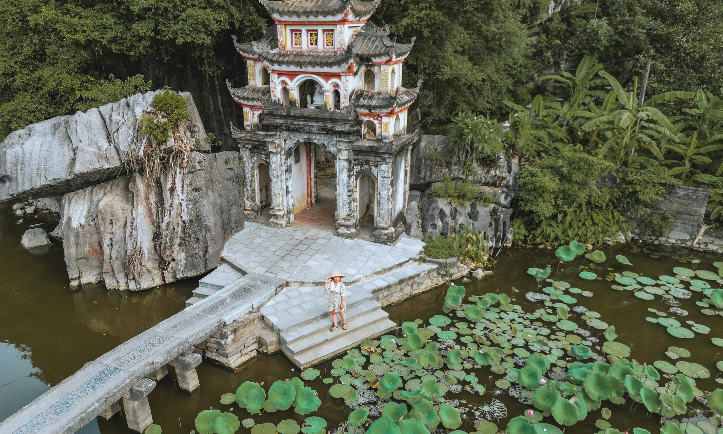 Bich Dong Pagoda in Ninh Binh, Vietnam