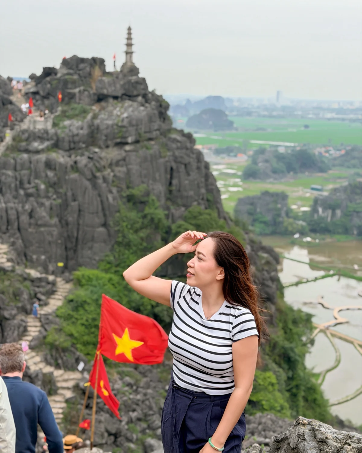 Viewpoint at Mua Cave in Ninh Binh, Vietnam.