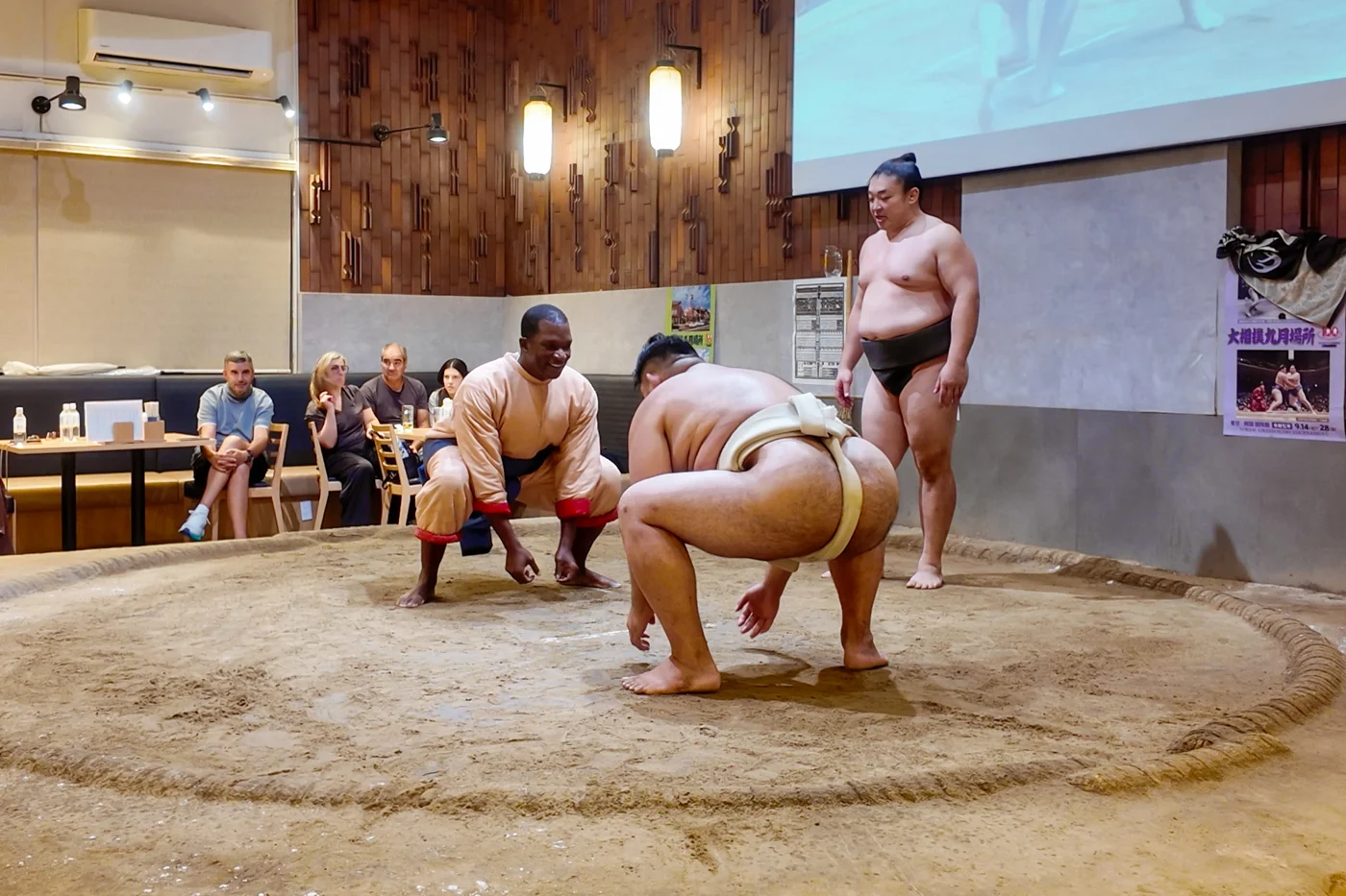 Sumo wrestling in Tokyo, Japan